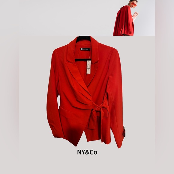 NY&CO | Red Holiday Blazer - Picture 1 of 3